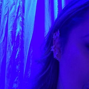 ✨COACH XL POUCH GIVEAWAY 🤑BUTTERFLY RHINESTONE EAR CUFF SET OF 2 SLIVER OR GOLD